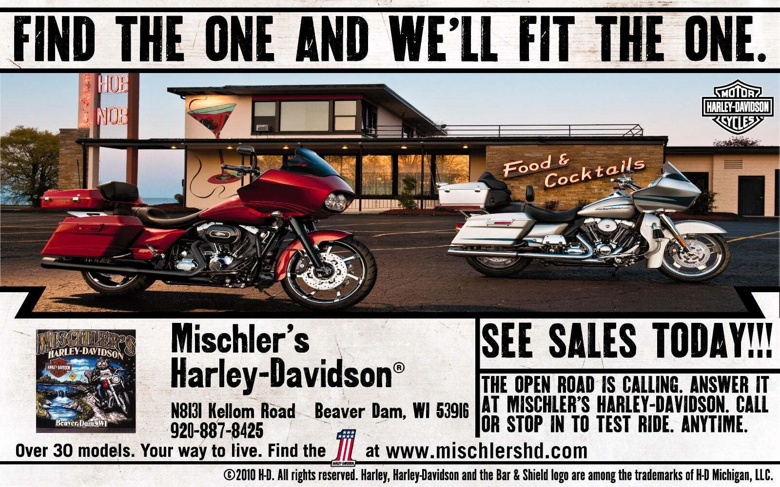 Mischler's Harley-Davidson of Beaver Dam, Wisconsin offers Harley-Davidson financing